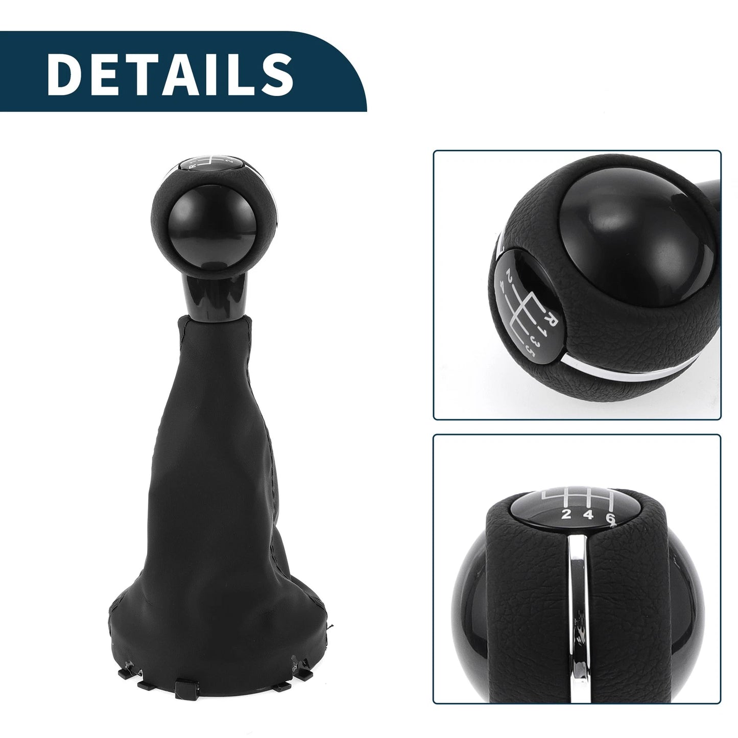 6 Speed Auto Gear Shift Knob & Cover for Mini Cooper F55 F56 (2014-2023)