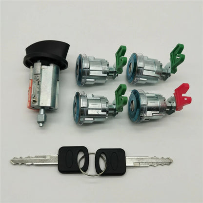 Ignition Cylinder & 4 Door Lock Kit for Ford Econoline Van (1997-2020)