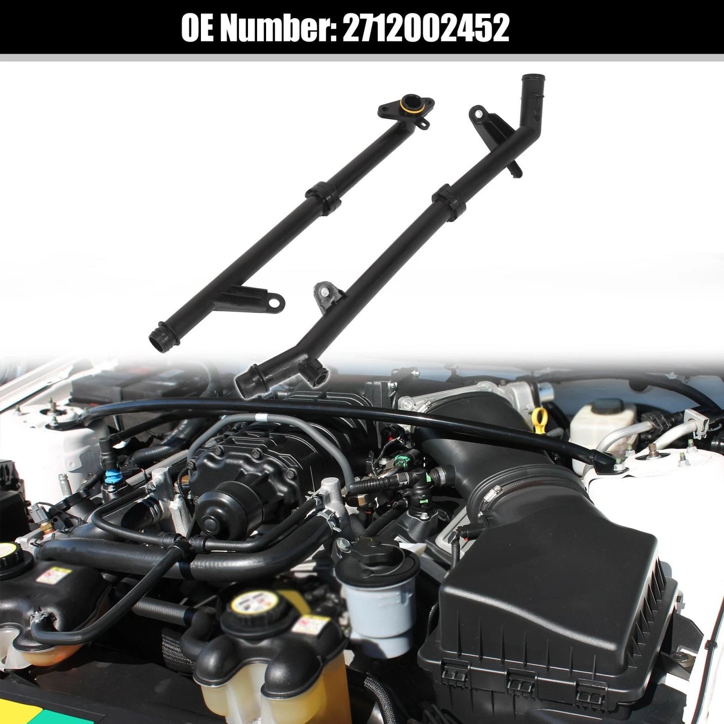 Engine Water Coolant Pipe for Mercedes-Benz C250 SLK250 (2012-2015)