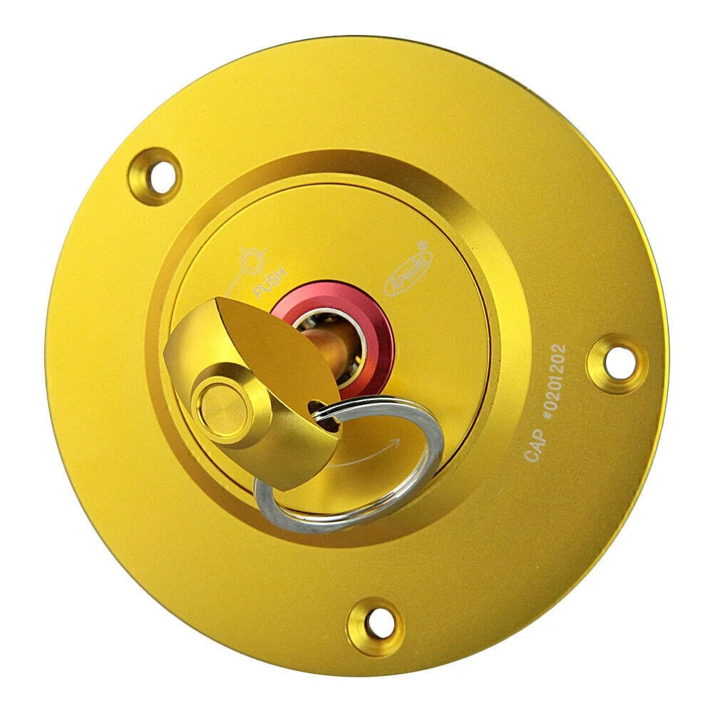 CNC Aluminum Fuel Gas Tank Cap W/Key for Suzuki GSXR 1000 600 750 (2003-2011)