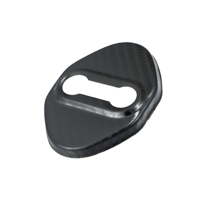 4pcs Carbon Fiber Door Lock Latch Covers for Ford Focus (2019-2021)