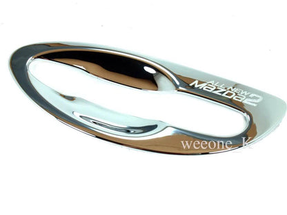 4 x Door Handle Bowl Covers for Mazda2 Demio 5DR Hatchback (2007-2014)