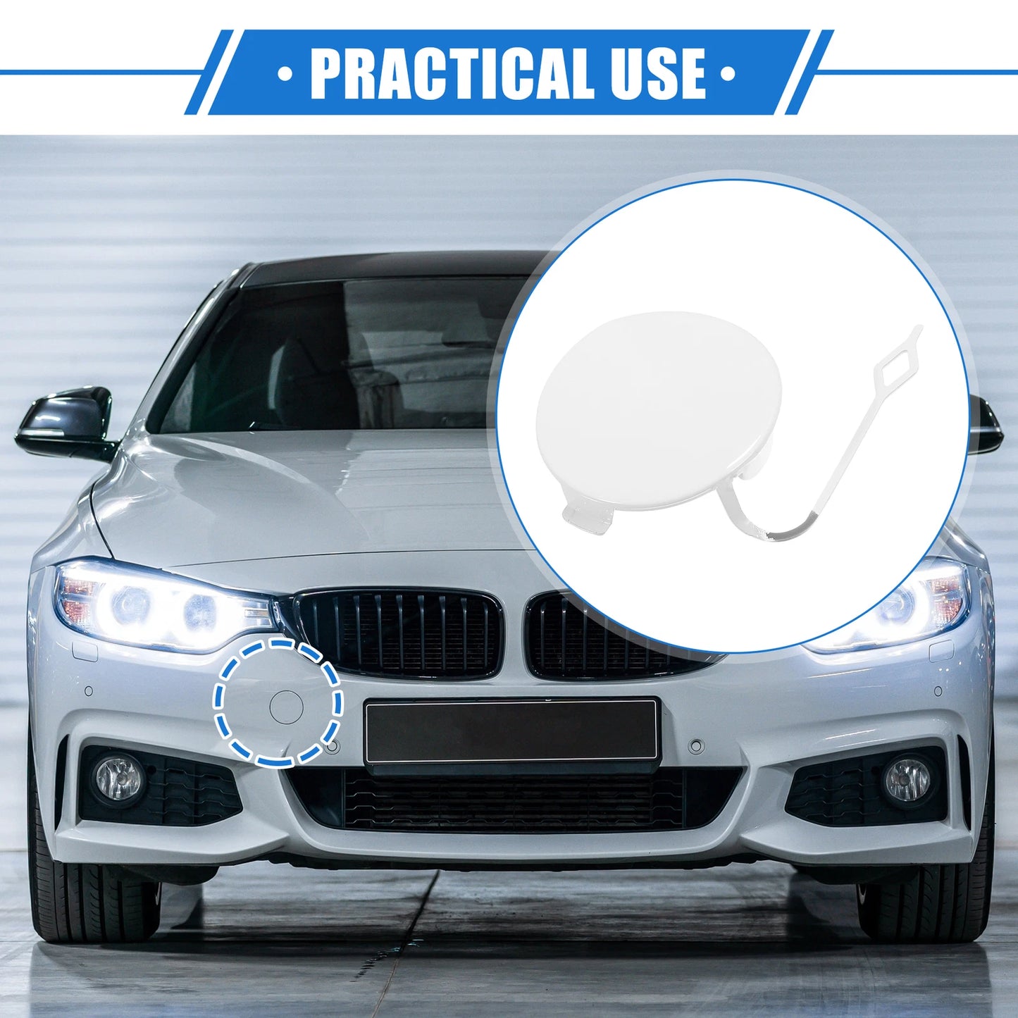 Tow Hook Eye Hole Cover Cap for BMW F32 F33 F37 (2012-2020)
