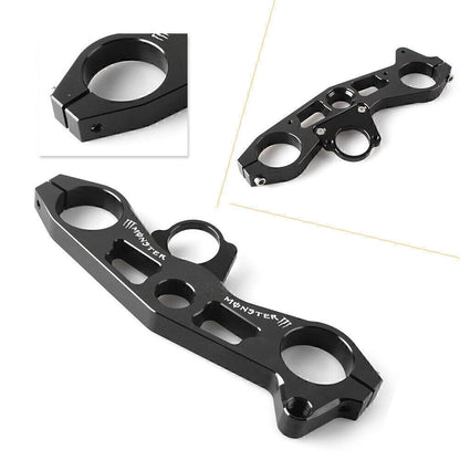 Kawasaki Ninja ZX6R Black Upper Triple Tree Front End Top Clamp (2000-2023)