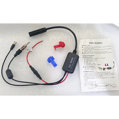 DAB+ AM/FM Digital Radio Signal Amplifier Booster for Car Stereo Antenna