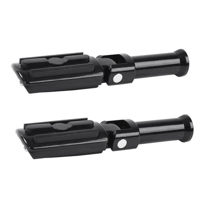 Rear Footpegs Bracket Black for Harley Softail Deluxe Fat Boy (2018-2025)