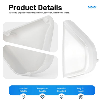 AirBox Left Side Cover White for Honda Z50A Mini Trail (1972–1978)