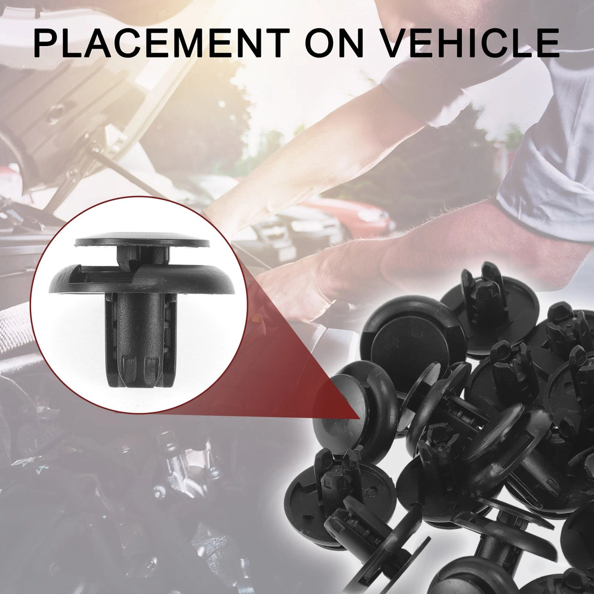 25 x Front Fender Skirt Clips for Honda Civic, Fit (2013-2021)