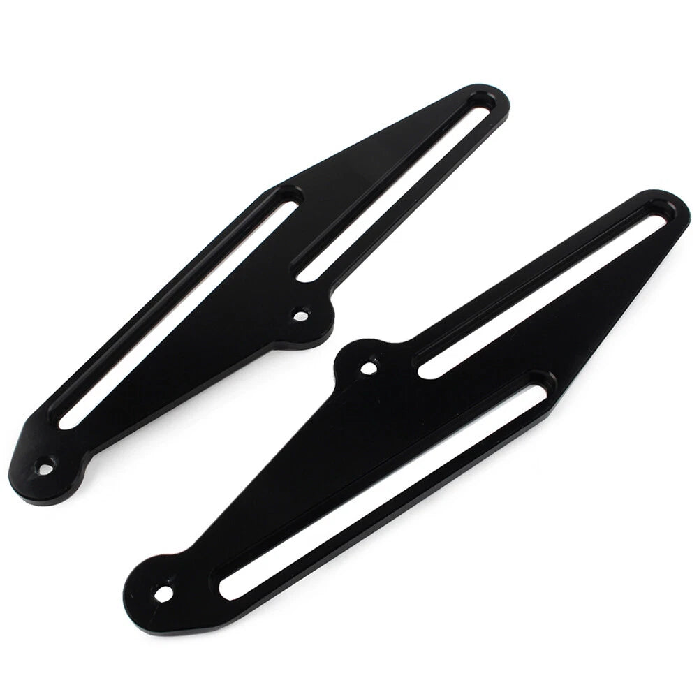 Windshield Bracket Adjuster Black for YAMAHA TENERE 700 (2019-2021) 2 x
