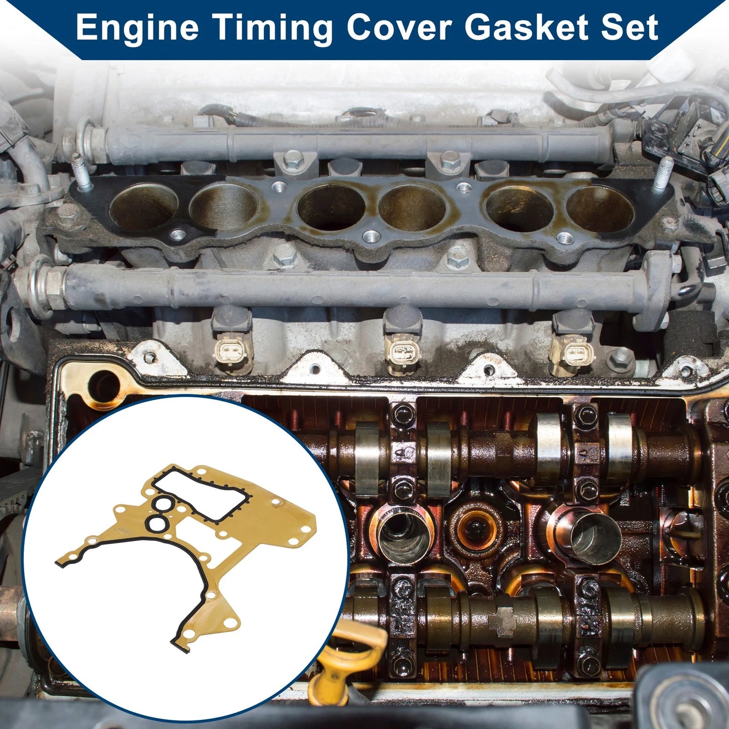 Timing Cover Gasket Set for Chevrolet Sonic 1.8L (2012-2018)