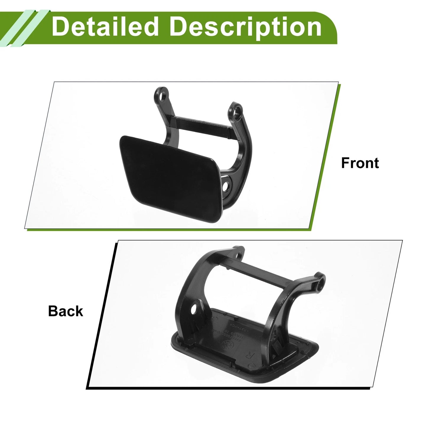 Front Right Washer Nozzle Cover for BMW 525i (2004-2007) Unpainted