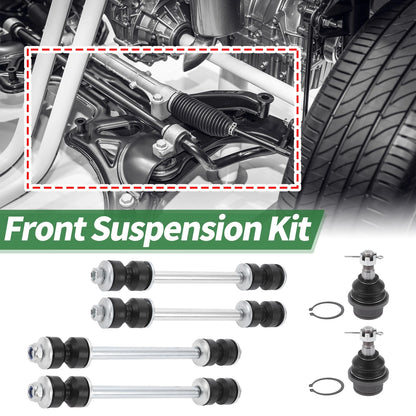 6 Pcs Front Suspension Kit for Ford Explorer (2002-2010)