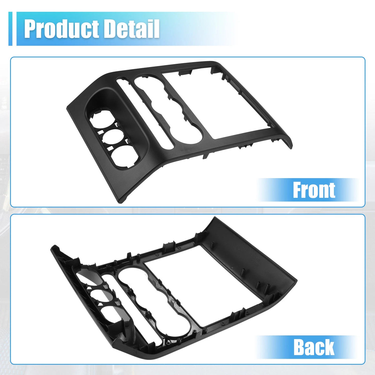 Dash Radio Bezel Center Trim Cover for Ford F150 (2004-2008)
