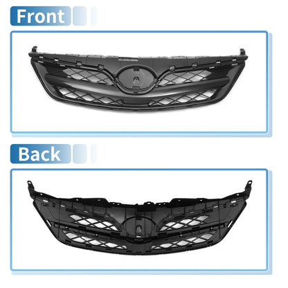 Black Front Hood Bumper Grille for Toyota Corolla (2010)