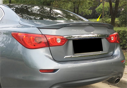 Rear Spoiler OE Style Wing for Infiniti Q50 Sedan 4DR Unpainted ABS (2014-2024)