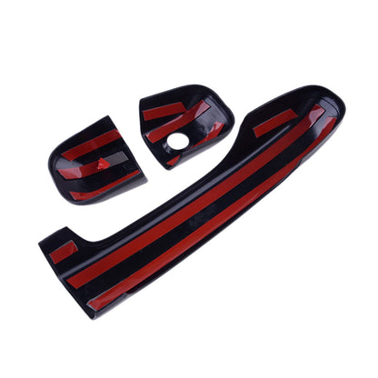 Black Side Door Handle Cover Trim for Toyota 4Runner (2010-2021)