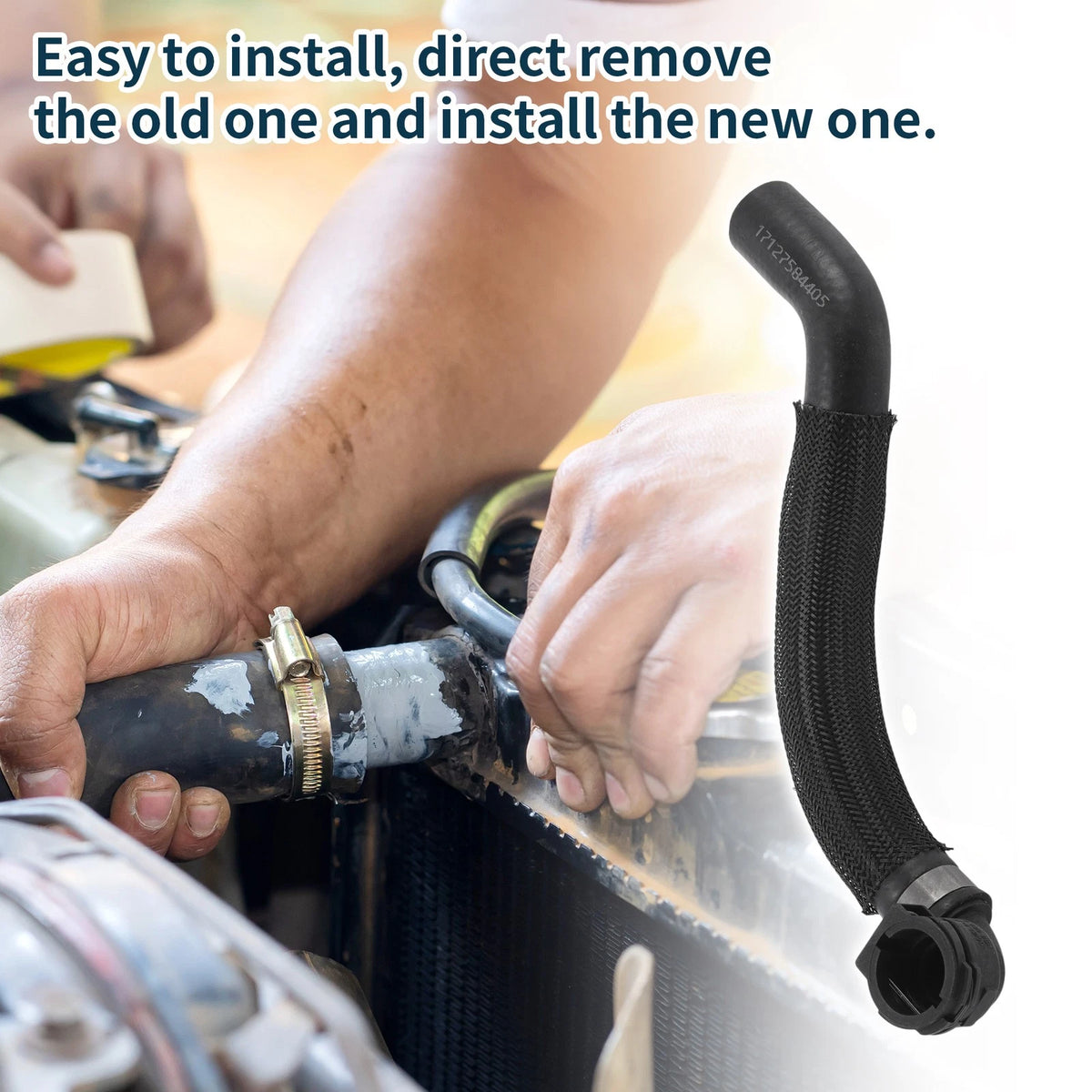 Radiator Hose for BMW 550i 2010-2012 Cooling Liquid Tube (2010-2012)