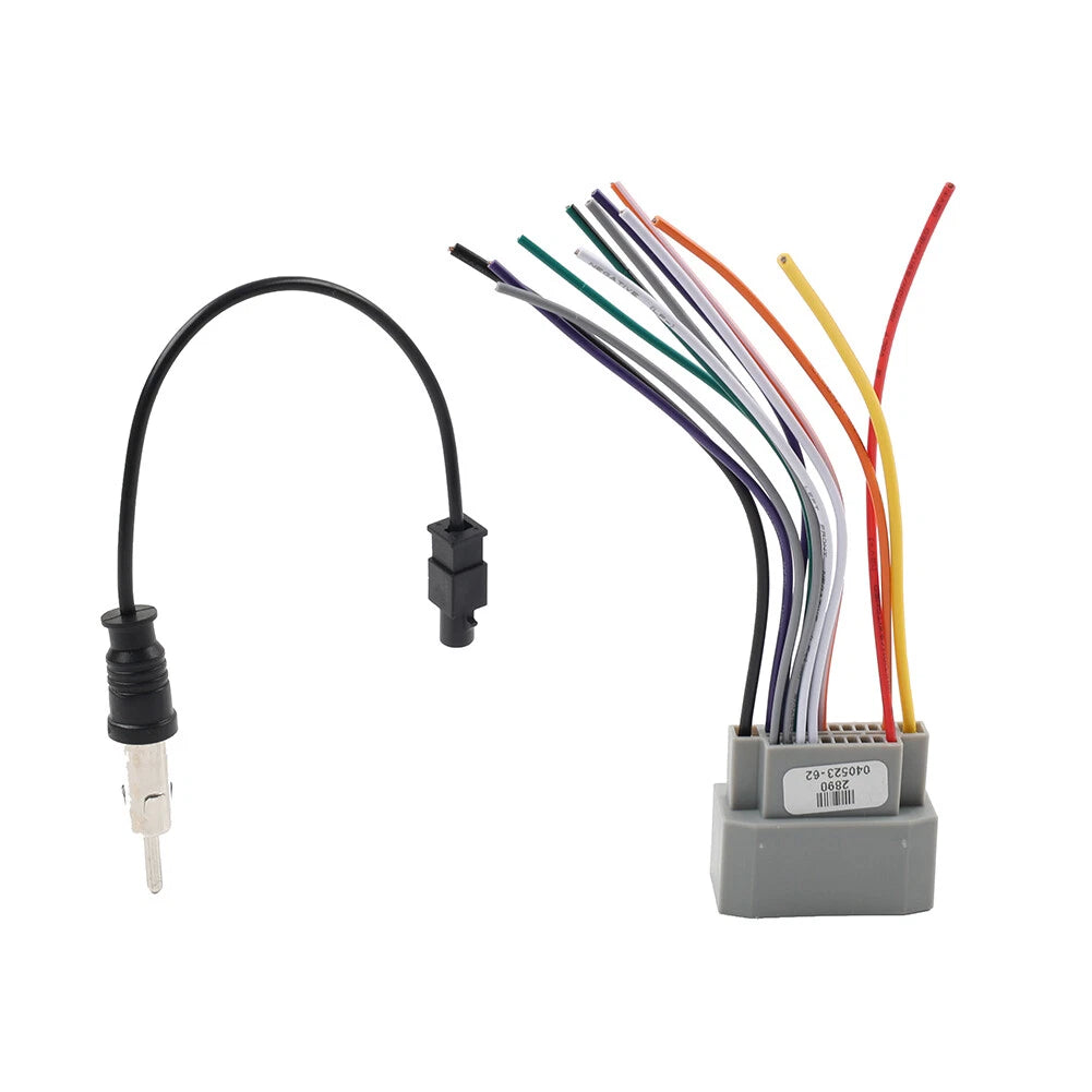 Stereo Radio Cable Adapter Harness Antenna for Jeep Liberty, Dodge Avenger (2008-2012)