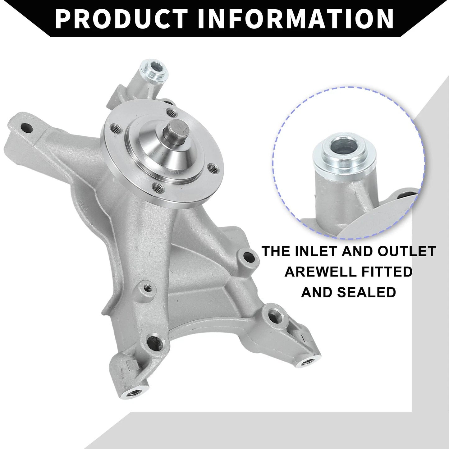 Water Pump with Screw Kit for Lexus GX470 LS400 LX470 (2003-2009)