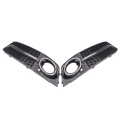 Chrome Honeycomb Fog Light Covers for Audi A4 B8 (2009-2012)