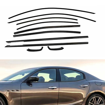 10 x Window Moulding Seal Belt Strips for Maserati Ghibli (2014-2024)
