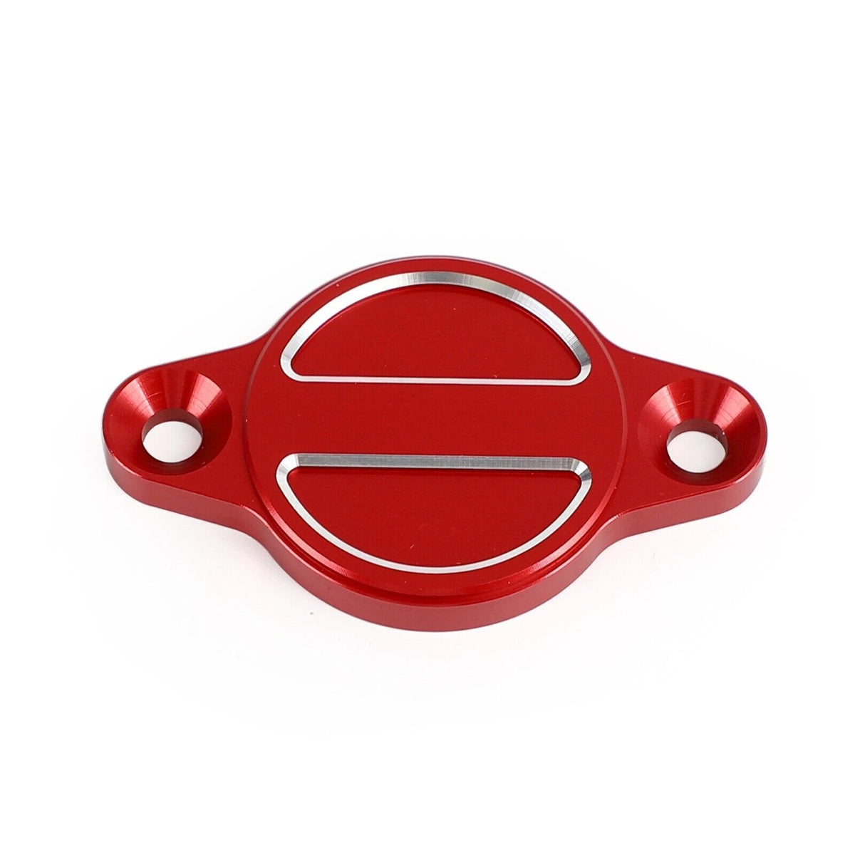 Oil Filter Cover - Red for Ducati Monster (696-1200)