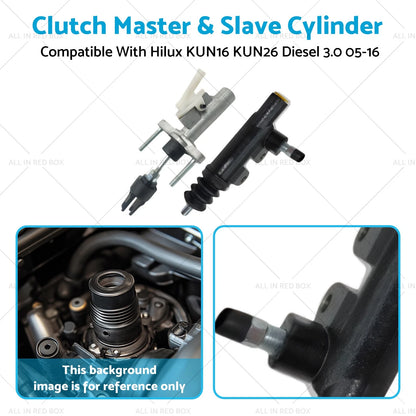 Clutch Master Slave Cylinder Set for Toyota Hilux KUN26R (2005-2015)