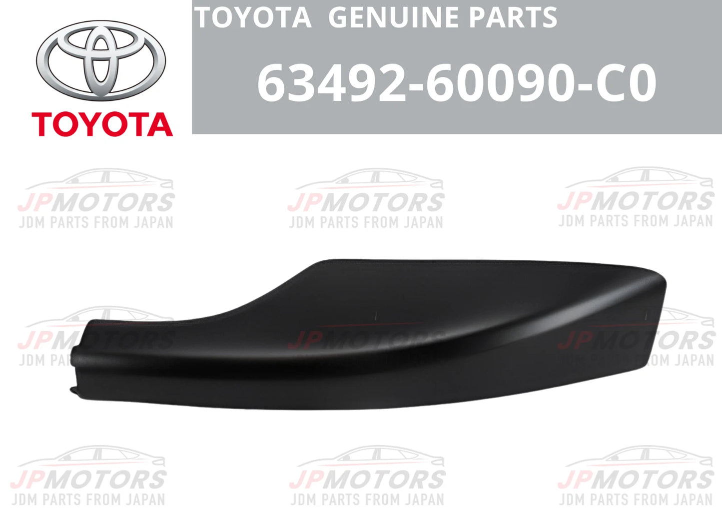 Roof Rack Leg Cover Front Passenger LH for TOYOTA Land Cruiser