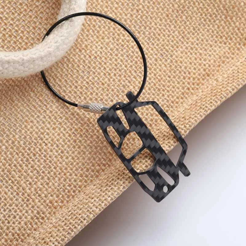 Carbon Fiber Key Ring Gift Car tuning Stylish Car Decor For BMW G80G82 2020-2025