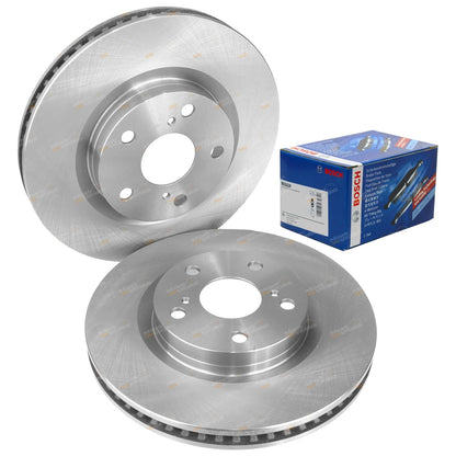2 x Front Disc Brake Rotors & Pads for Toyota Aurion GSV40 (2006–2012)