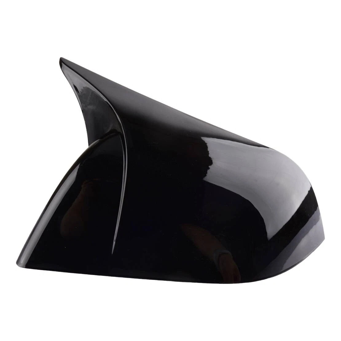 Black Horn Side Rearview Mirror Cover Trim for Tesla Model 3 (2017-2023)