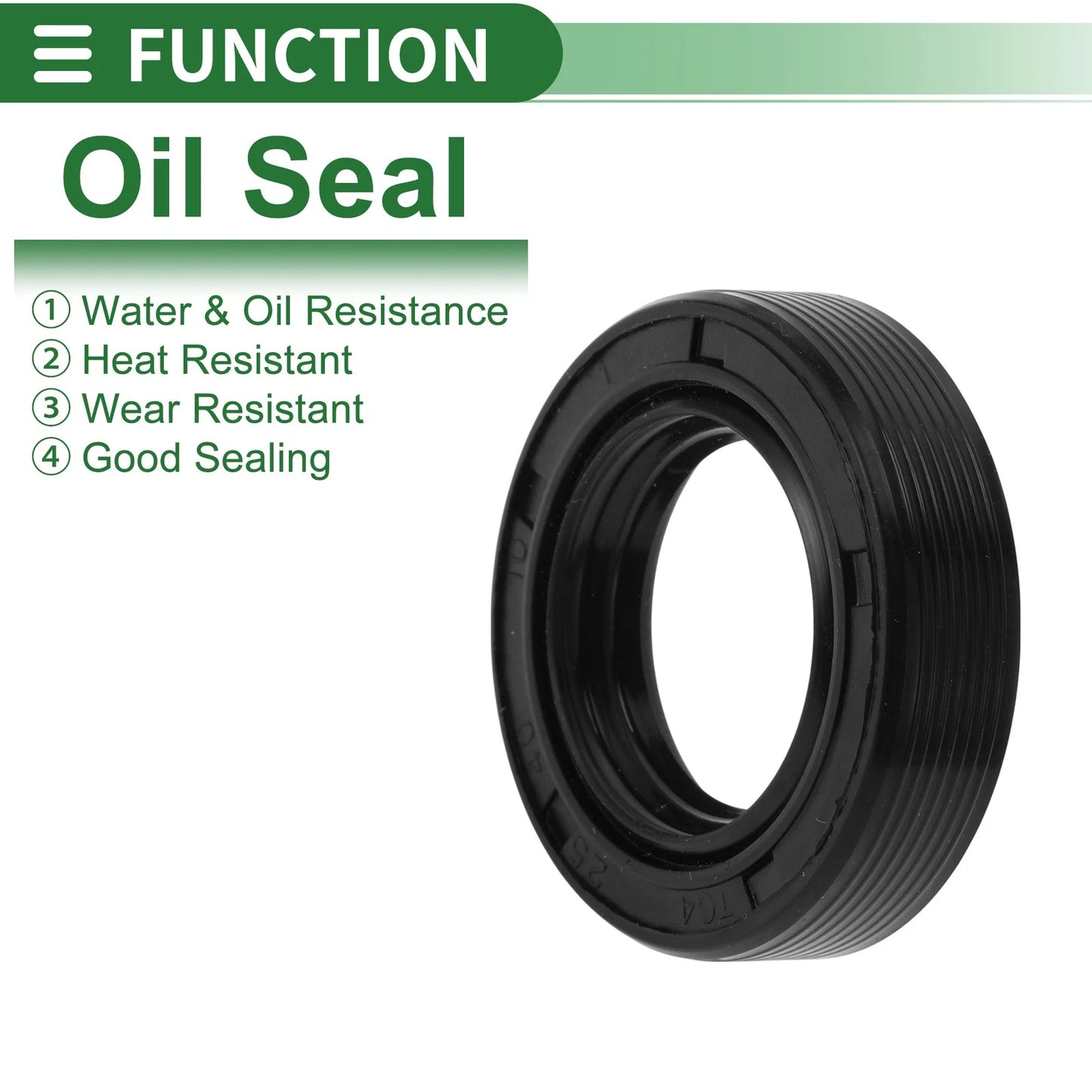Oil Seal 25x40x10mm NBR Black Rotary Shaft Seal for Make Model
