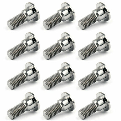 12 x Brake Disc Bolts M8 x 22mm Titanium TC4 for Suzuki GSXR Bandit (F2)