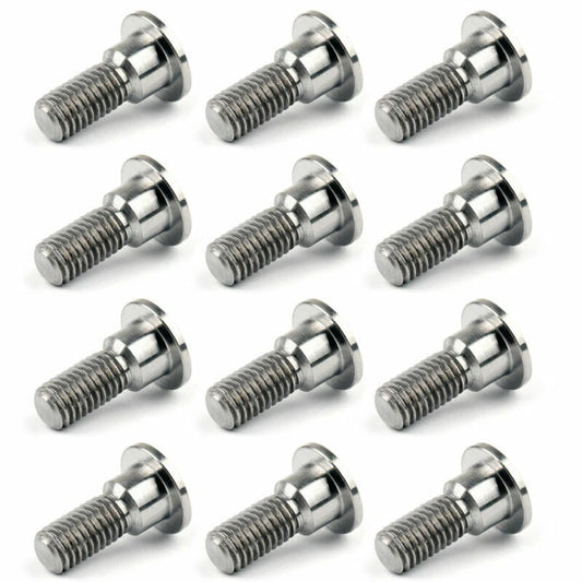 12 x Brake Disc Bolts M8 x 22mm Titanium TC4 for Suzuki GSXR Bandit (F2)