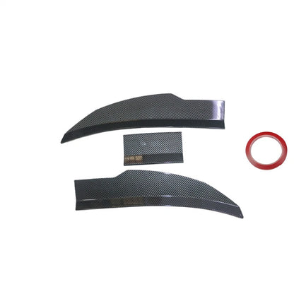 ABS Gloss Carbon Fiber Rear Trunk Spoiler Lip for Sedan (No Year Specified)
