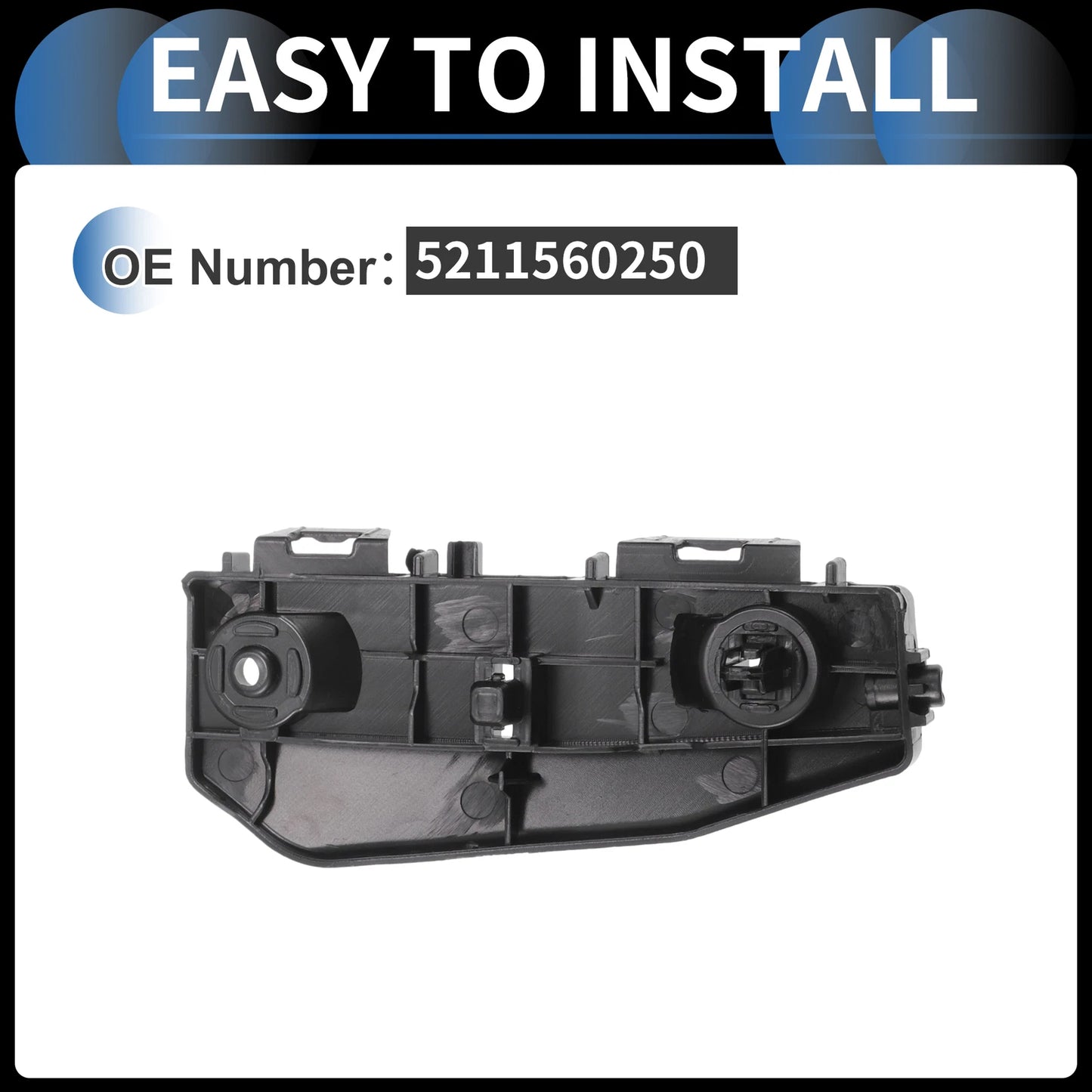 Right Front Bumper Retainer Bracket for Toyota Land Cruiser (2008-2021)