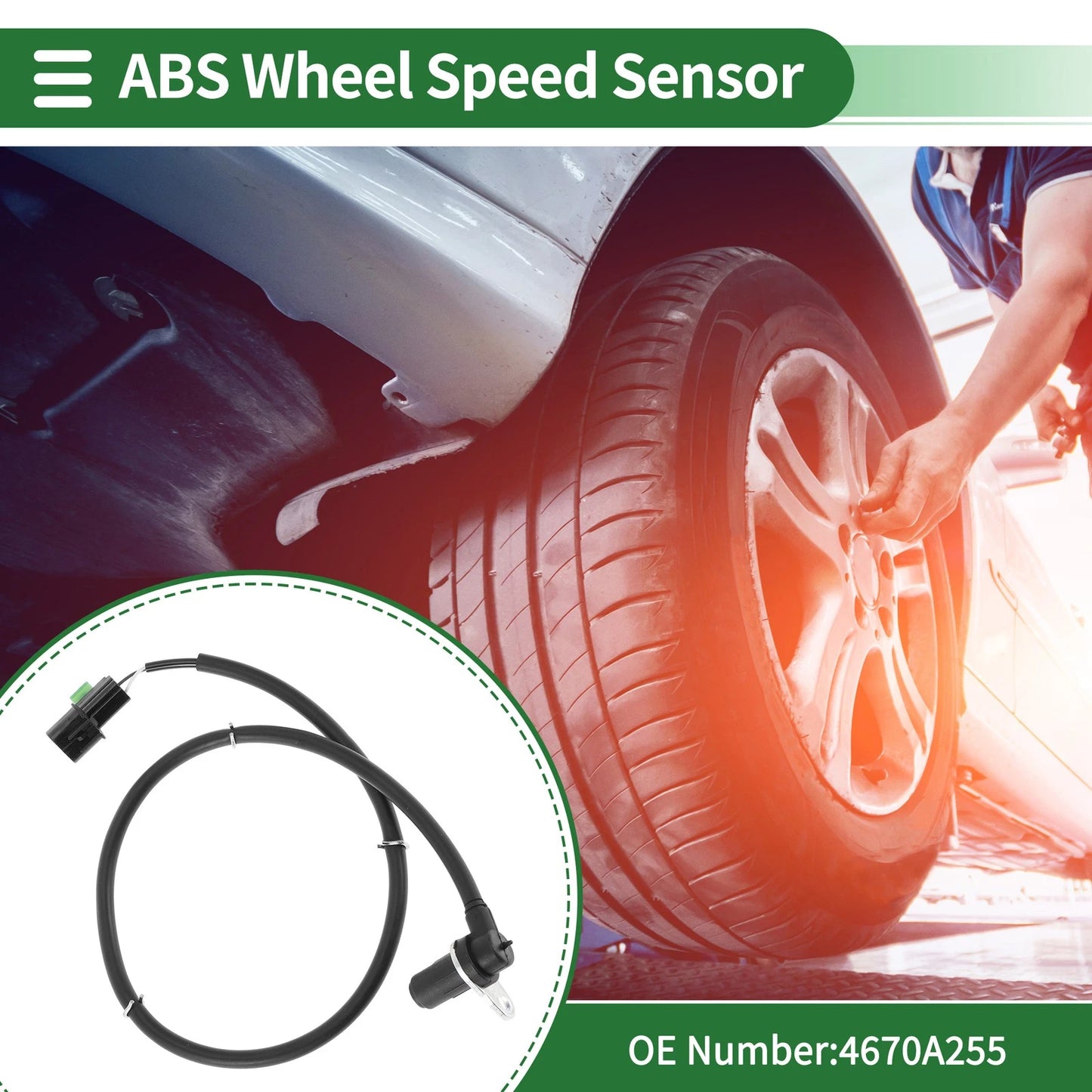 ABS Wheel Speed Sensor for Mitsubishi Montero IV (2006-2016)