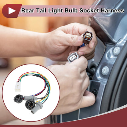 Rear Tail Light Bulb Socket Harness for Kia Spectra SX (2007-2009)