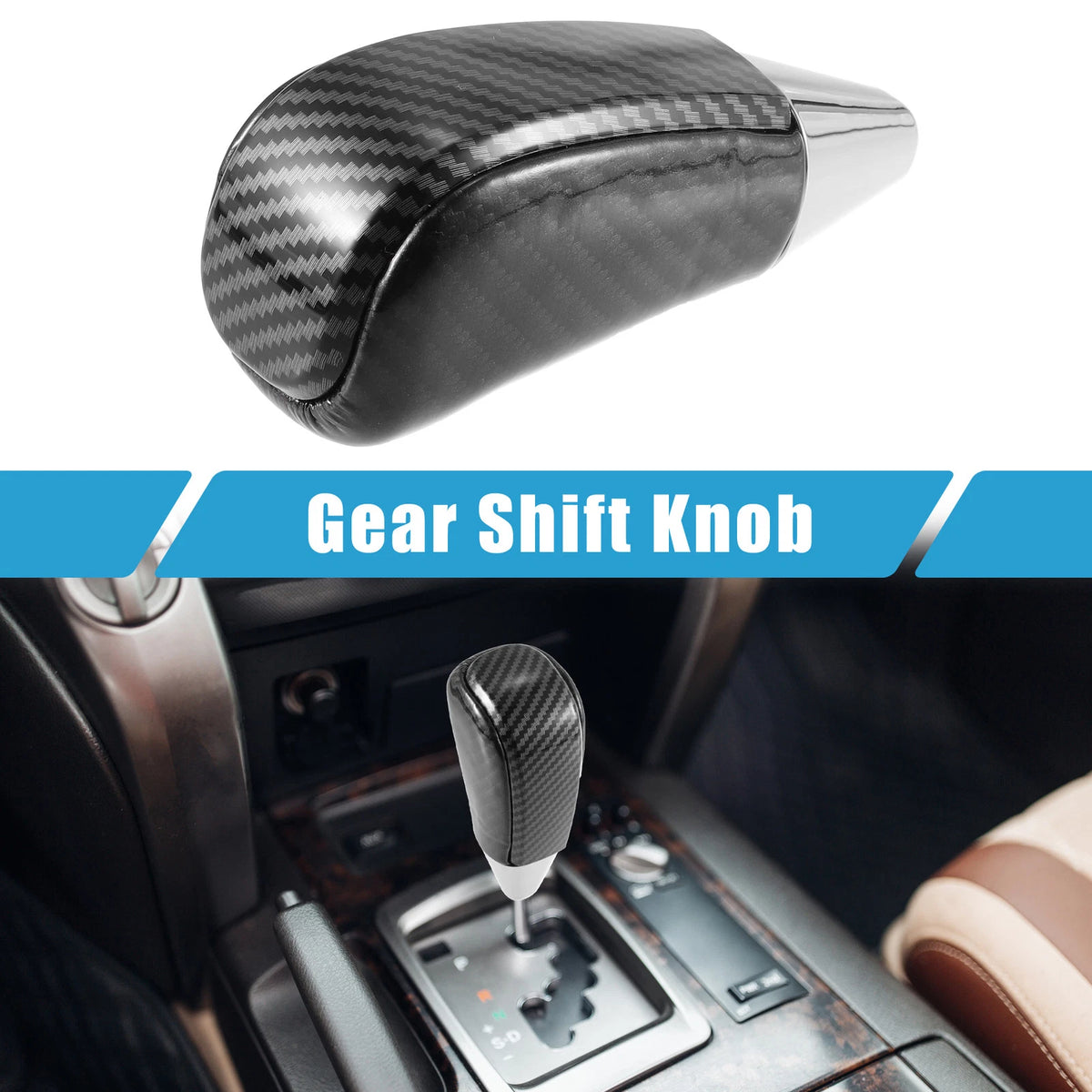 Gear Shift Knob for Toyota Land Cruiser (2016-2021) Black