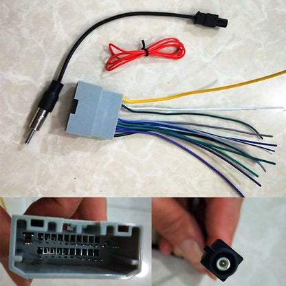 Stereo Radio Wiring Connector & Antenna Adapter for Chrysler Dodge Jeep RAM