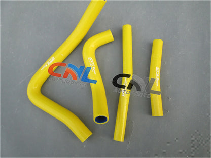 Aluminum Alloy Radiator + Hose Kit (Yellow) for Suzuki RM250 (1999-2000)