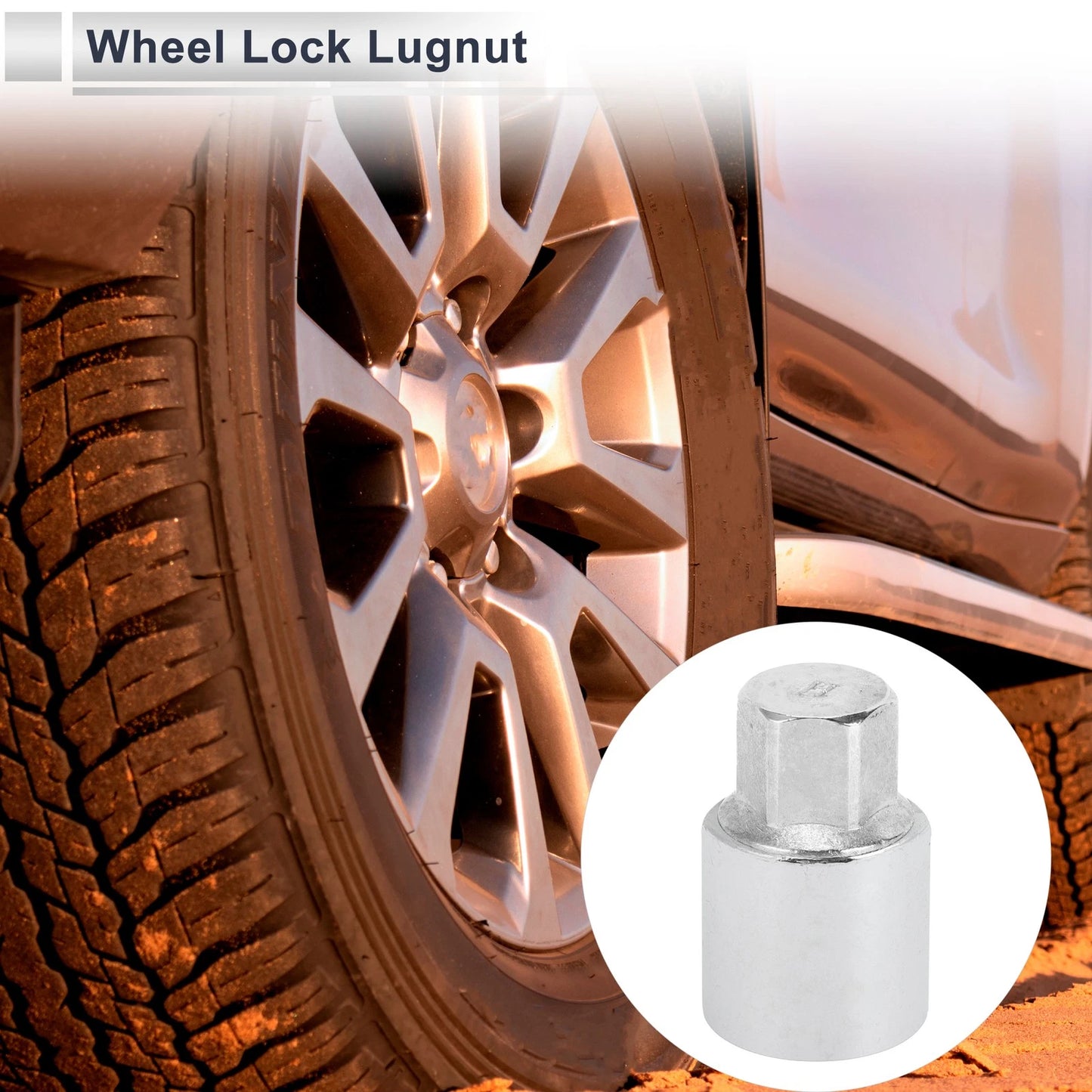 H Wheel Lock Lug Nut Antitheft Key for Toyota