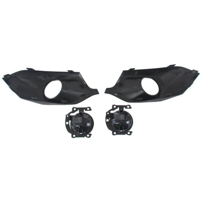 Fog Lamp Spot Lights Trims Set Fits Mitsubishi Pajero Sports SUV 2015-17 D06