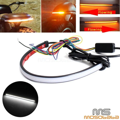 LED Switchback DRL Tube Light Strip for Universal Cars