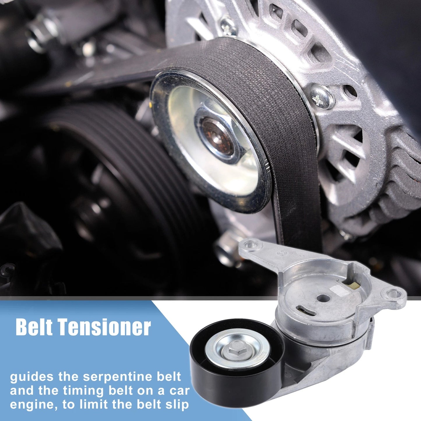 1 x Engine Belt Tensioner Pulley Assembly for Buick Enclave 3.6L (2008–2017)