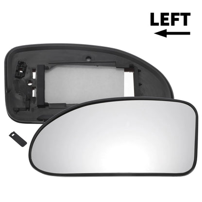 Left Side White Mirror Glass for Ford Focus (1998-2004)