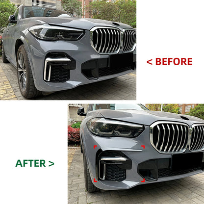 Carbon Fiber Front Side Air Vent Trim for BMW X5 G05 (2019-2022)