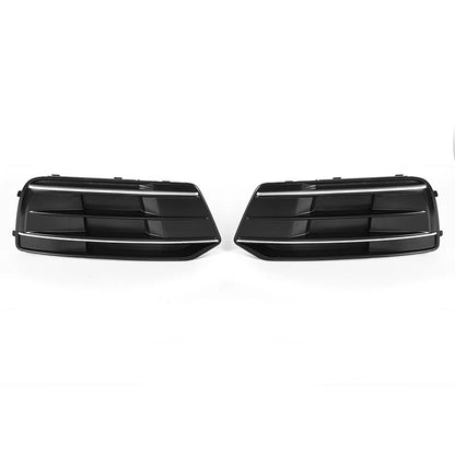 Front Bumper Fog Light Grille Cover Trim for Audi Q5 (2018-2020)