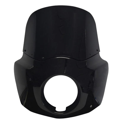 11" Black Headlight Fairing Windshield for Harley Softail Street Bob (18-24)