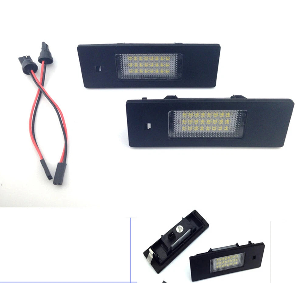 24 LED License Plate Lights for BMW E81 E87 E63 E64 E89 Z4 F20 F21 (2006-2020)